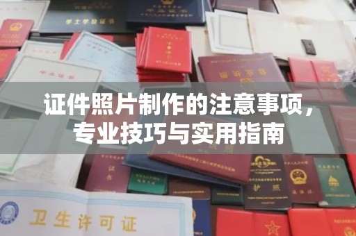 当阳证件照片制作的注意事项，专业技巧与实用指南