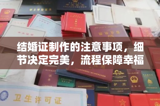 当阳结婚证制作的注意事项，细节决定完美，流程保障幸福
