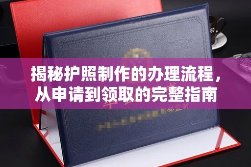 当阳揭秘护照制作的办理流程，从申请到领取的完整指南
