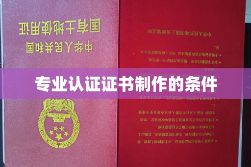 当阳专业认证证书制作的条件