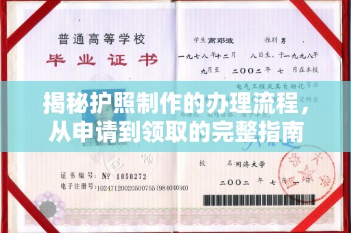 当阳揭秘护照制作的办理流程，从申请到领取的完整指南