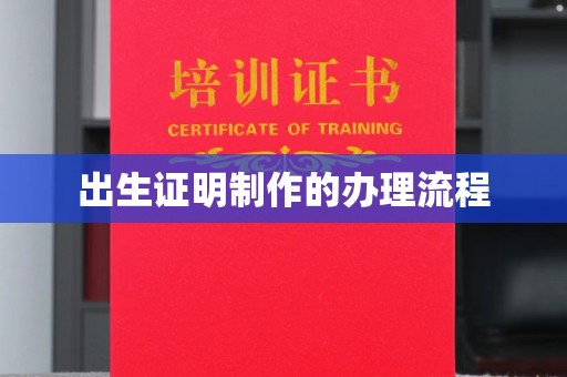 当阳出生证明制作的办理流程